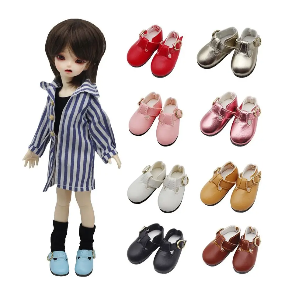 4,6*2 cm farebné lesklé tenisky Doll Shoes pre 1/6 BJD Cothon Dolls oblečenie Set Hračky pre dievčatá