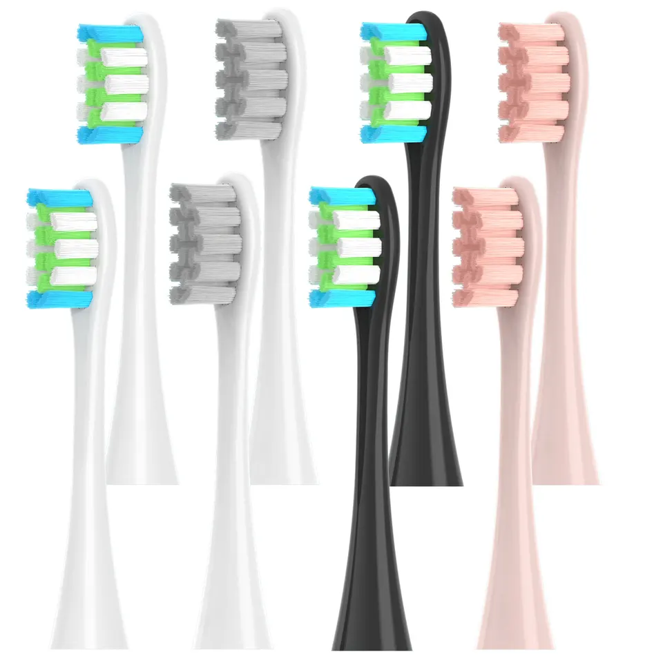 4/8ks náhradné hlavy kefy pre Oclean X/ X Pro/ Z1/ F1/ One/ Air 2/ Son Sonic Electric Electric zubná kefka Dupont Soft Bristle Dzzles