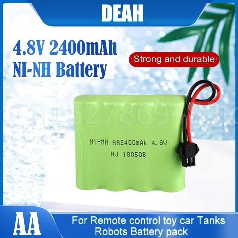 4,8V 2400 mAh Nabíjateľná batéria NIMH pre RC Hračky Tanky roboty roboty člny Elektrické náradie AA náhradné batérie balenia