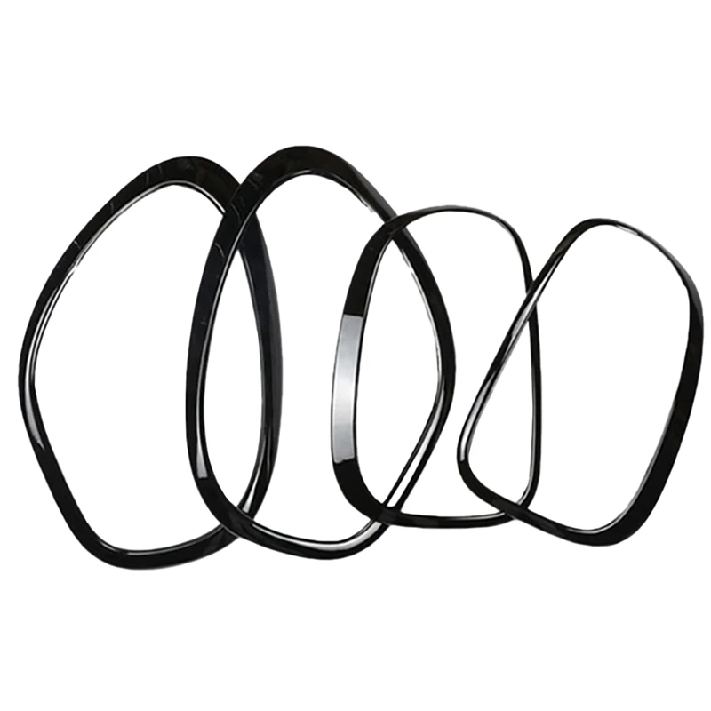 4 balenie pre Mini Cooper Countryman R60 2011-2016 Predný a zadný rámec Ring Cover Cover Tin