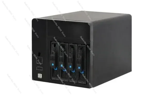 4-bay NAS Storage Desktop Office Computer Server ITX Interstelárny slimák Hot Swapble podvozok