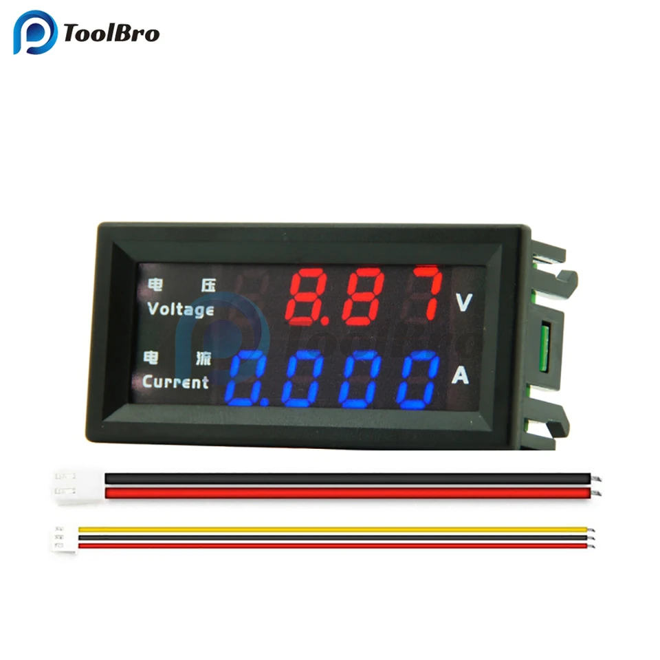 4-ciferník Digitálny voltmeter s vysokou presnosťou LED Digitálny voltmeter 0,28 