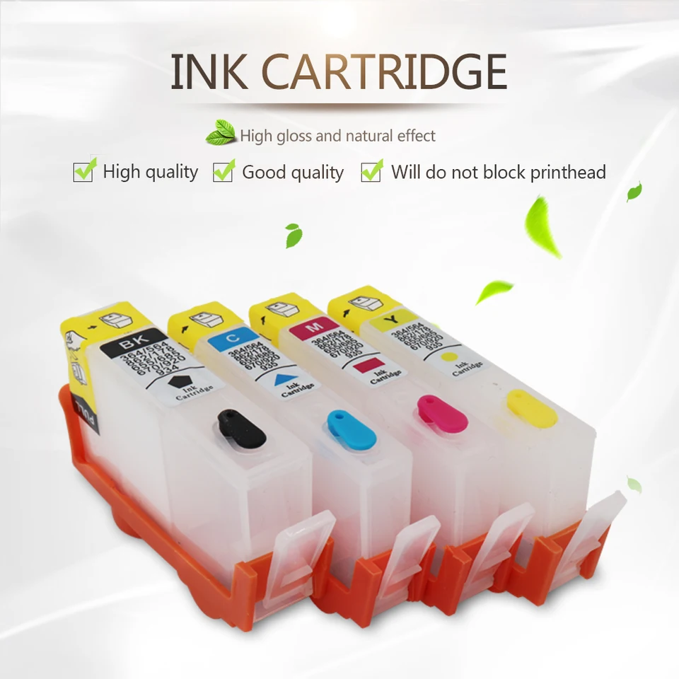 4 farby 920 920xl atramentová kazeta pre náplň HP 920 s oblúkovými čipmi pre HP 920 920xl pre tlačiareň HP OfficeJet 6000