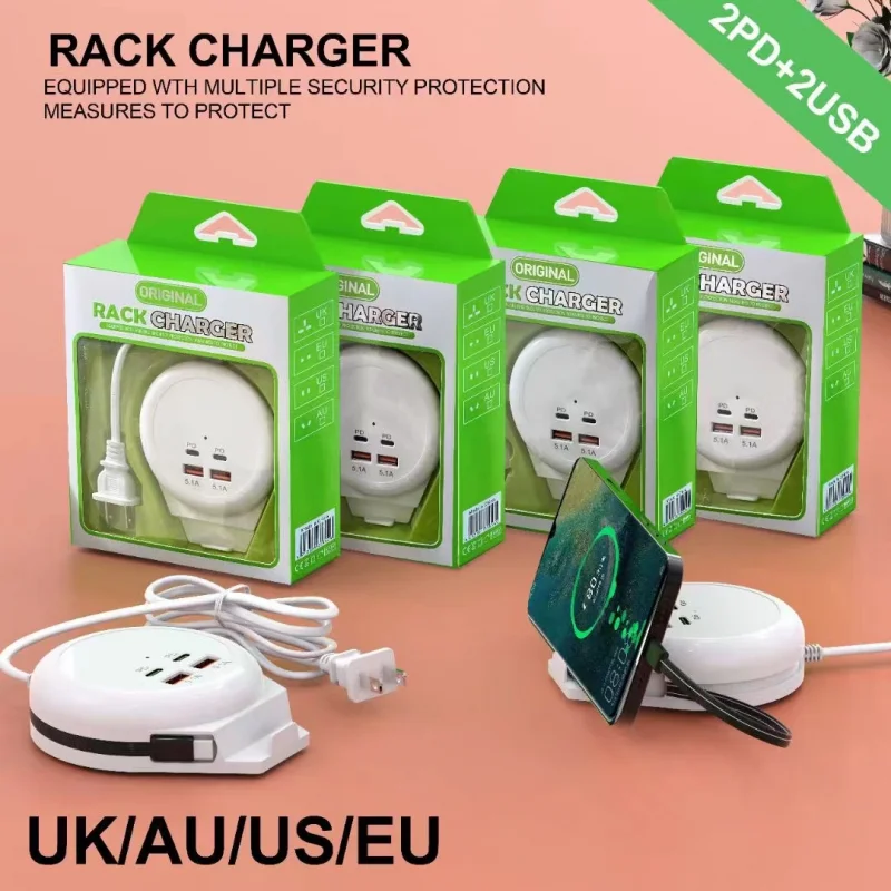 4 In 1 USB HUB Splitter 4 USB HUB 4-port HUB PD Rýchly char