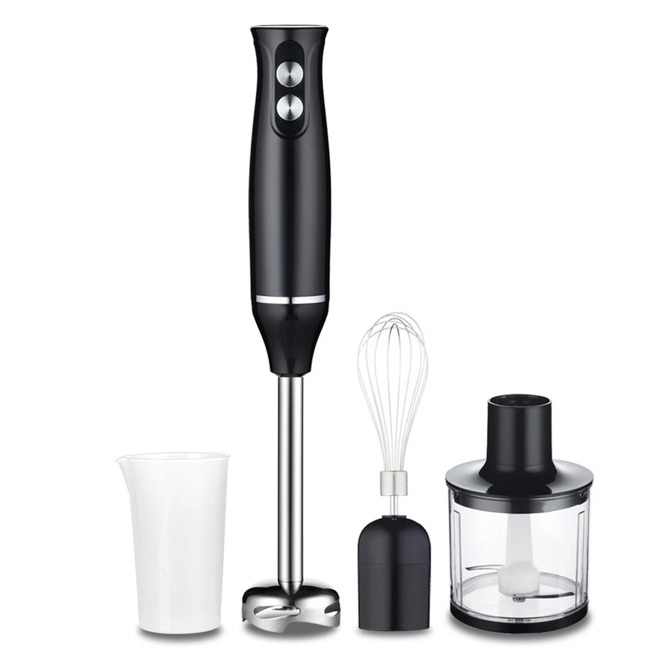 4 In 1 Vysoké ponorné ponorenie ručného tyčinky Zmiešajte mixér Chopper a Smoothie Cup z nehrdzavejúcej ocele Eu Eu Plug Eu