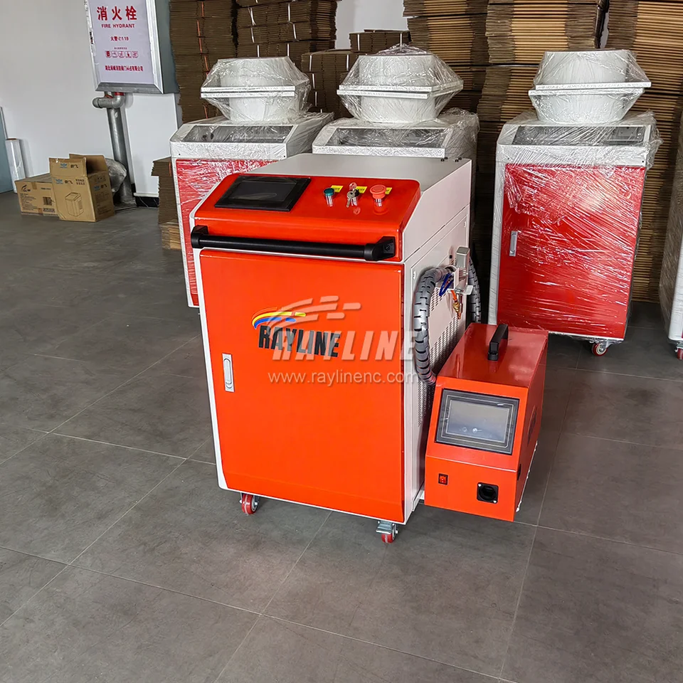 4 IN1 Ručné vlákno laser 1500 W/2000W/3000W Zváracie zariadenie Čistič zvárača Čistenie rezania pre z nehrdzavejúcej ocele