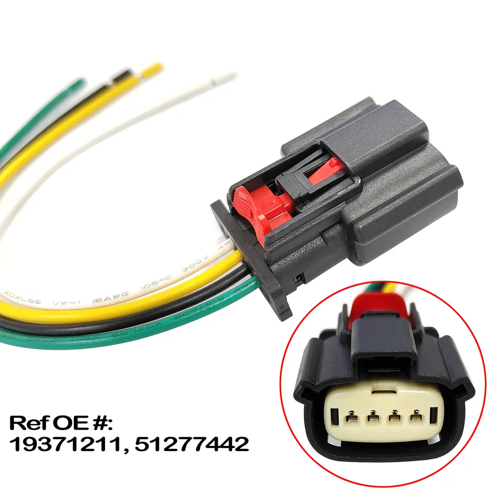 4-kolík pre Holden Opel Vauxhall Astra K MK7 2015-2021 Zadný konektor konektora zadného zadného žiarovky Connect Pigtail Zápierový kábel kábla 51277442