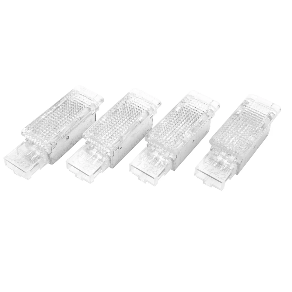 4 ks CAR Interiér halogénovej nohy svetlo rukavicové skrinky Trunk Lamp pre Passat B6 Jetta Golf 6 MK6 MK7 Tiguan 7L0947415 3TD