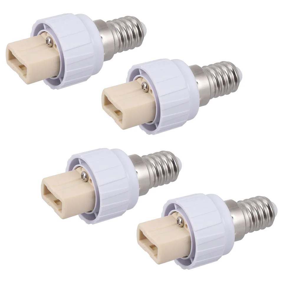 4 ks E14 až G9 držiak držiaka lampy adaptéra LED svetlo LED svetlo prevodník základná objímka keramika Keramické príslušenstvo Žiarovka kovová