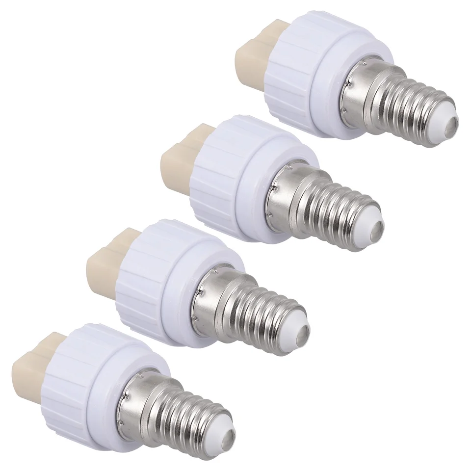 4 ks E14 až G9 držiak svetlo svetla LED adaptér LED adaptér Žiarovka Základná keramika