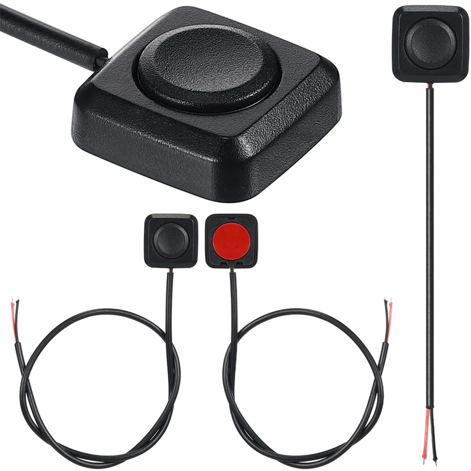 4 ks Momentary Switch Mhnetary Stlačenie tlačidla vypnuté vypnutím 12V 24 V MONICKÝ Spínač mini tlačidla