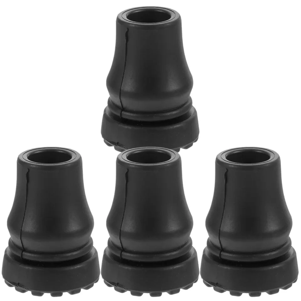 4 ks nohy Pad Pad Trekking Pole Cover Cover Tipy pre chôdzu na výmenu nekĺzavých chodidiel Rukávy cestovanie