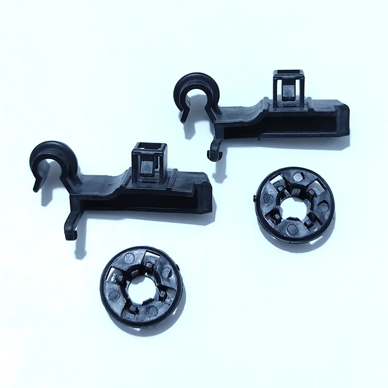 4 ks/set auto čierna kapucňa Prop Rod Clip Grommet Fit for Toyota Corolla E120 9. generácia 2003-2008 53452-02060 90480-15034