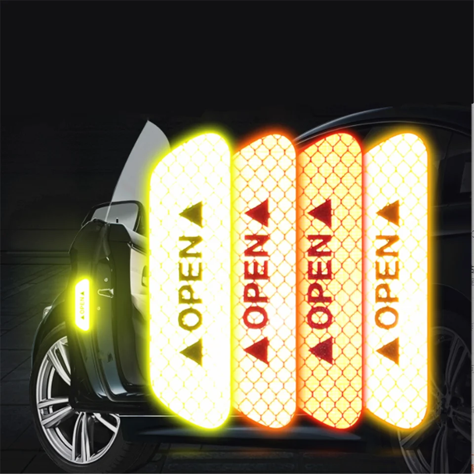 4 ks/set Autore Sticker Reflexe Tape pre Ford Mondeo Mk4 Skoda Alfa Romeo Ford Focus Mk2 skod Octavia Mondeo Mk3 Opel
