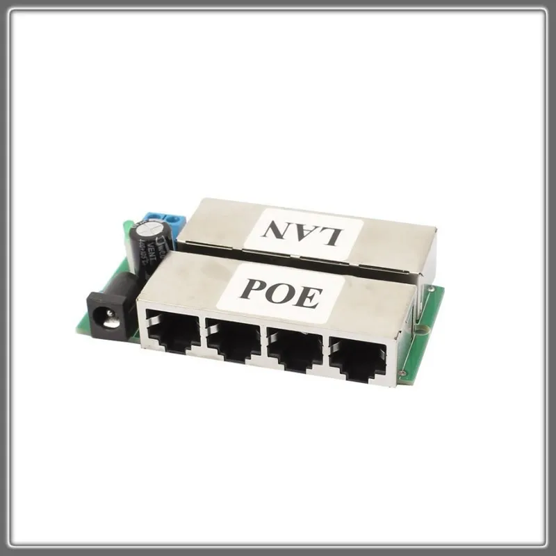 4 LAN+4 POE (8 LAN+8 POE) Porty Pasívny adaptér PIN napájacích modulov Ethernet Poe Injector DC 9-48V IP Camera PoE S3 S4