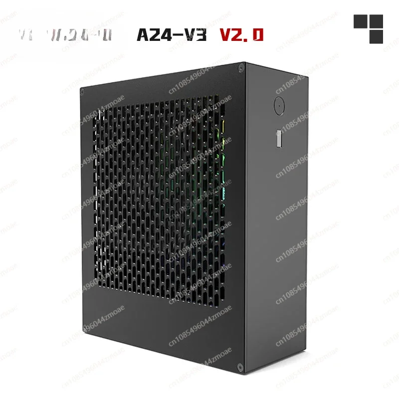 4-litrový mini A24-V3 2.0 Jadrový displej 1u napájanie ITX podvozok, všetka hliníková zliatina