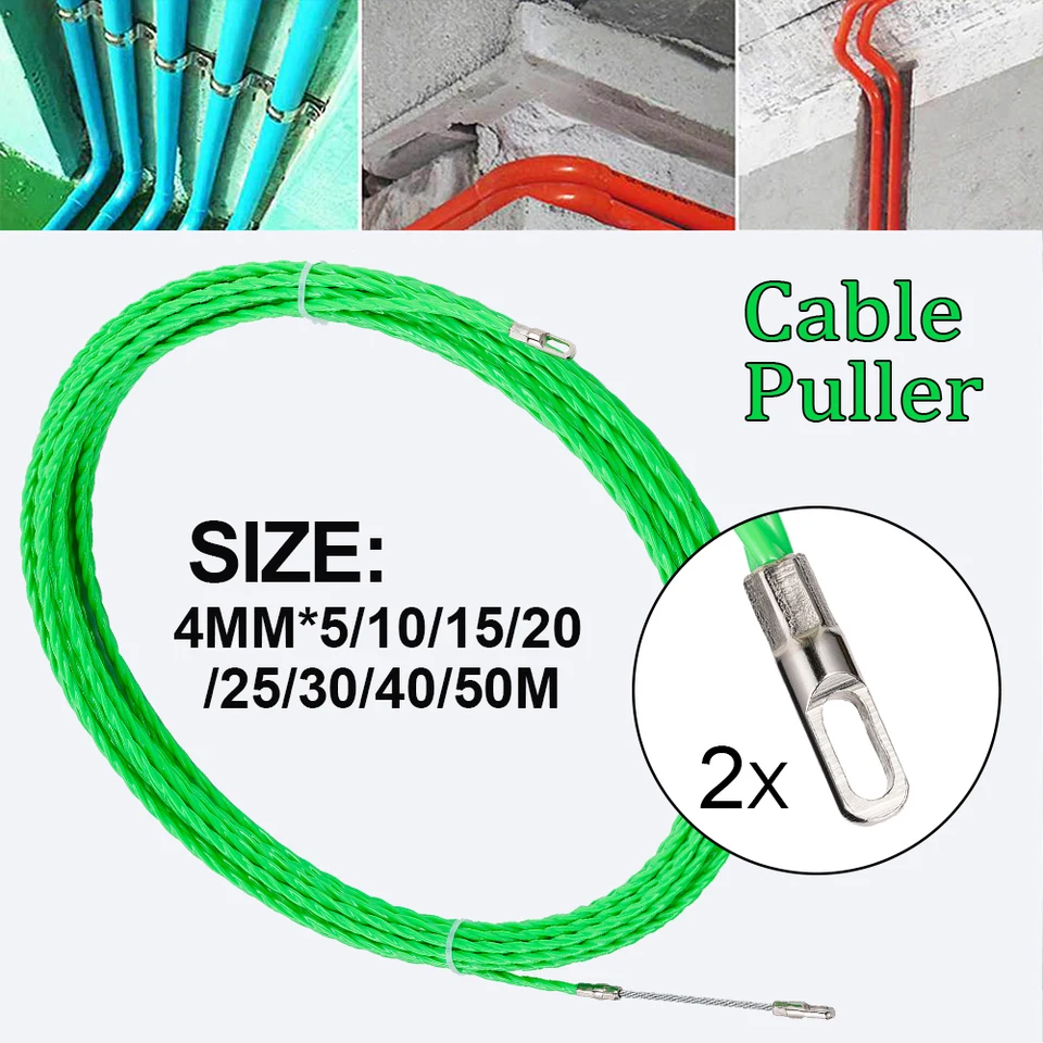 4 mm 5/10/15/20/25/30/40/50 m Push Push Push Strubový laminát Duct Rodder Fish páska Elektrický vodiaci kábel Sprievodca zariadením Prístroj