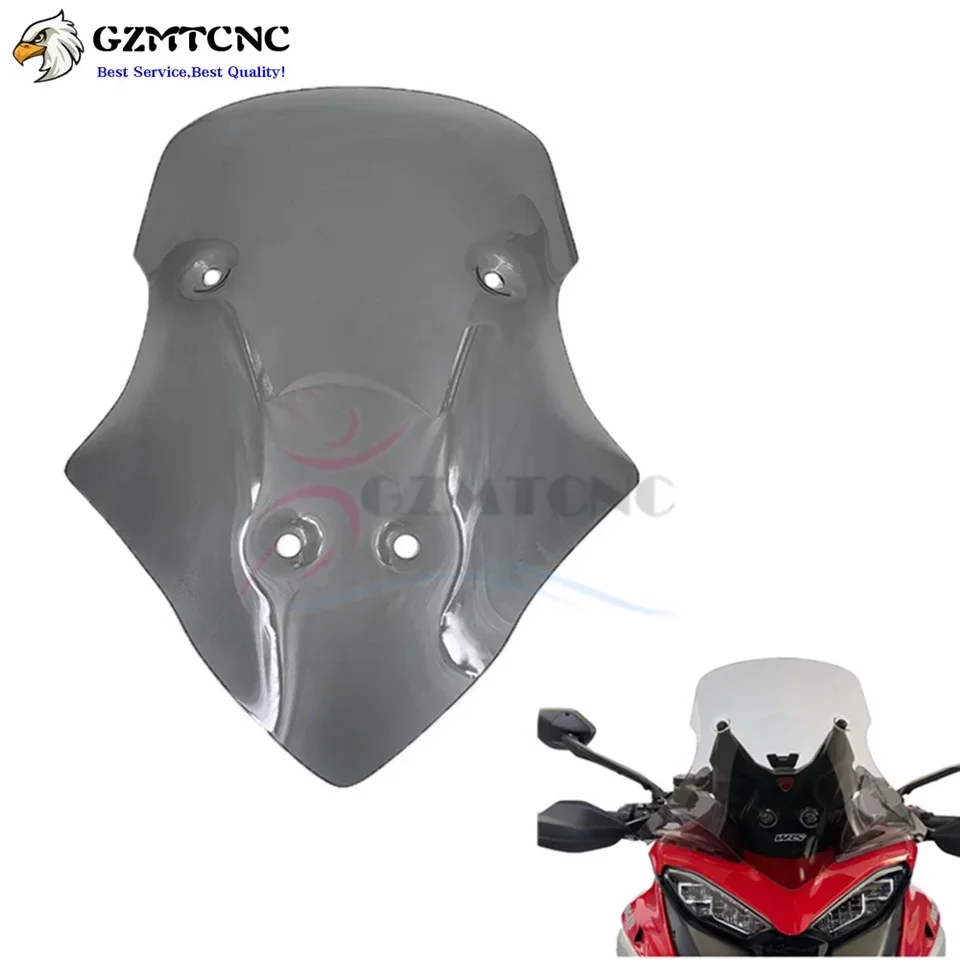 4 mm zahustené 390 mm/560 mm čelné sklo pre Ducati Multistrada MTSV4/S MTS V4/S Sport Wind Touring Shield Wind Touring Shield