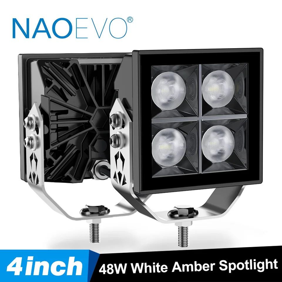4 palca 96W Barra LED 4x4 Off Course 12v 24v Pracovné svetlo LED LED FAR SPORGLE FOG Hmlové svetlá pre motocykle ATV svetlometový nákladný automobil