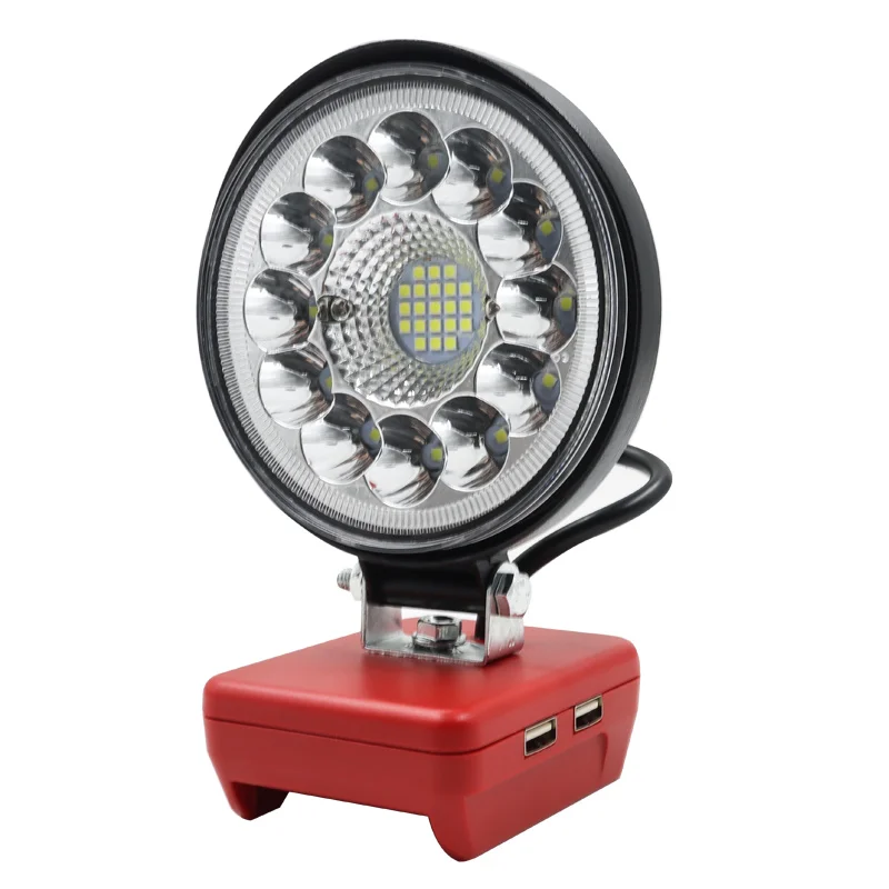 4-palcové auto LED pracovné svetlo Svetlo Elektrické baterky Elektrické pochodne Spotlight USB Power Bank pre Milwaukee M18 18V Li-Ion Battery Enque Bank USB