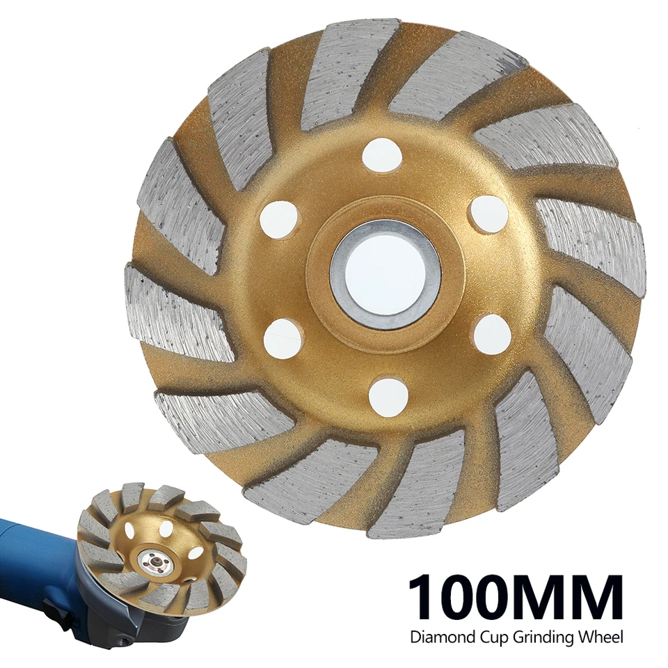 4-palcový HHS HHS HOLOW Diamond Diamond Grinding WHEEL Uset brúsky betón žulová mramorová dlaždica Masonry Professional Woodworking