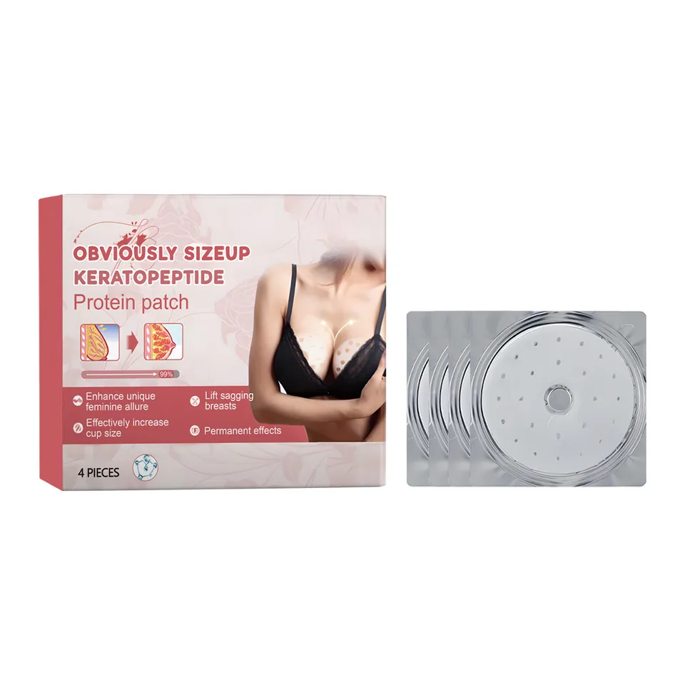 4 PC keratopeptid proteín Patch Patch Chrup Patches Patches vylepšenie nášku vyživuje pokožku Vylepšovanie Vylepšenie jemnej starostlivosti