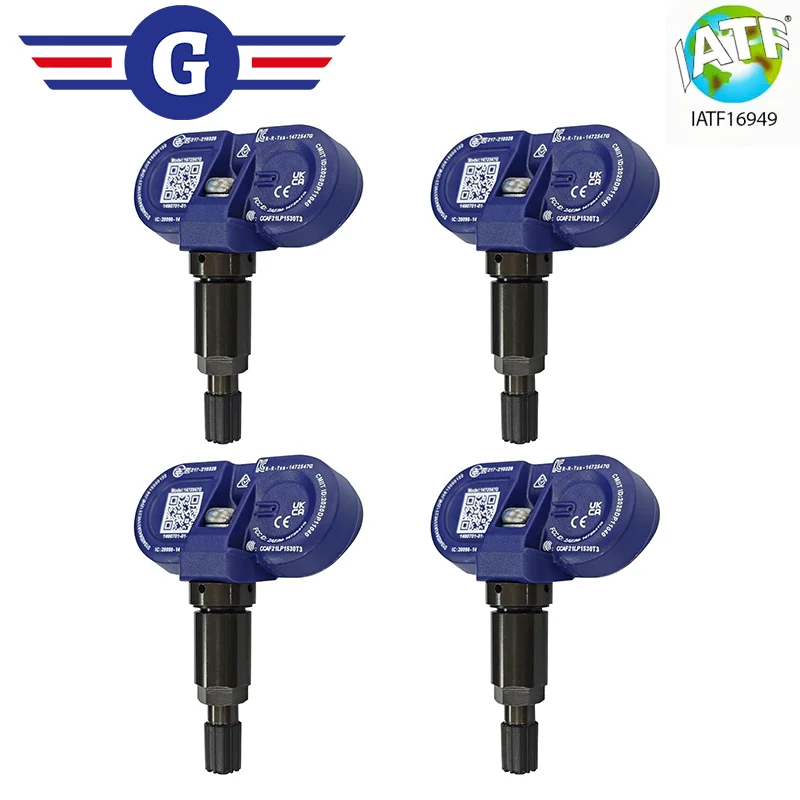 4 PCS senzor TPMS 433 MHz Senzor na monitorovanie tlaku v pneumatikách pre 2021,2022,2023,2024,2025 Modely Model3 ModelX Modely 149040101B