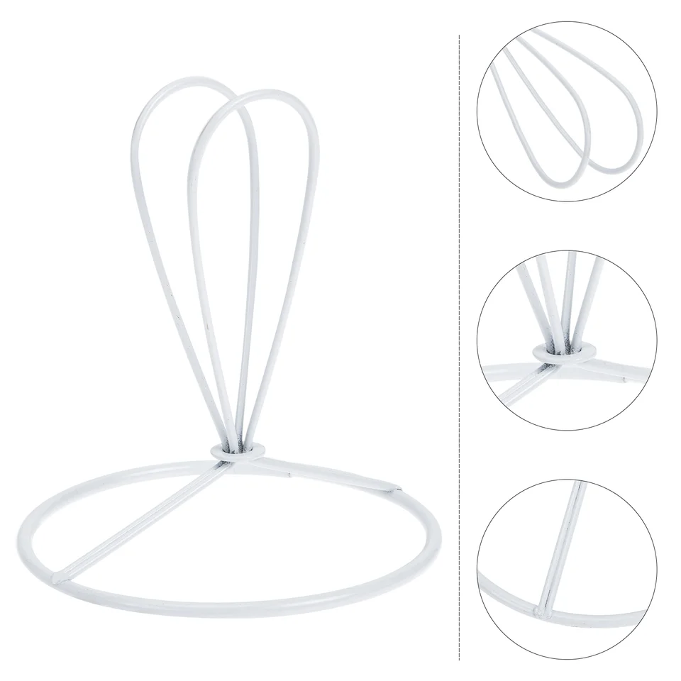 4 počítače držiak žiarovky držiak svorky Clamble Bubble Standing Slond Shade klietkových lampy okrúhle rámy