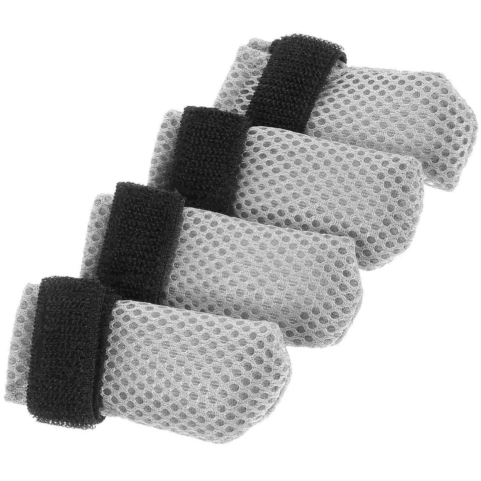 4 počítače mačacie topánky nechtové kryty čiapky topánky Pet anti poškriabané mačiatko mačiatko Polyester ponožky chránia labka