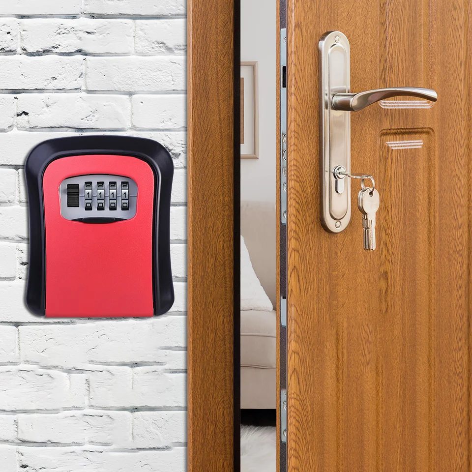 4-číslicové kombinované heslo Key Bezpečné boxy na stenu pripevnenie miestnosti na ochranu karty ochrana proti poveternostným vplyvom pre výrobné zásoby v továrni