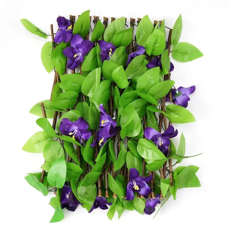 40 cm Vysoko rozšíriteľný plot súkromie Balkón Terrasa Outdoor Artificial Ivy Plot Panel pre záhradnú záhradu Domáca dekorácia