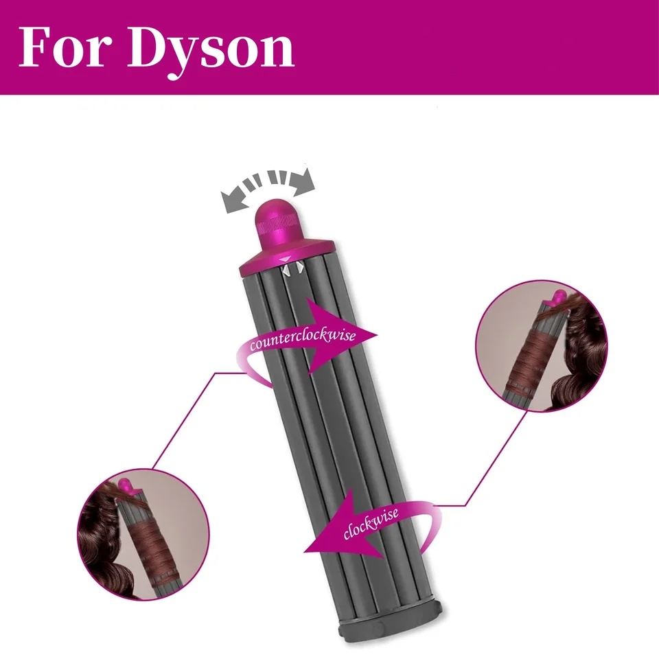 40 mm/30 mm 2 v 1 curlingových sudoch pre stylera Dyson Airwrap pomocou adaptéra konvertujúceho sušič vlasov na železo Airwrap Curling Iron