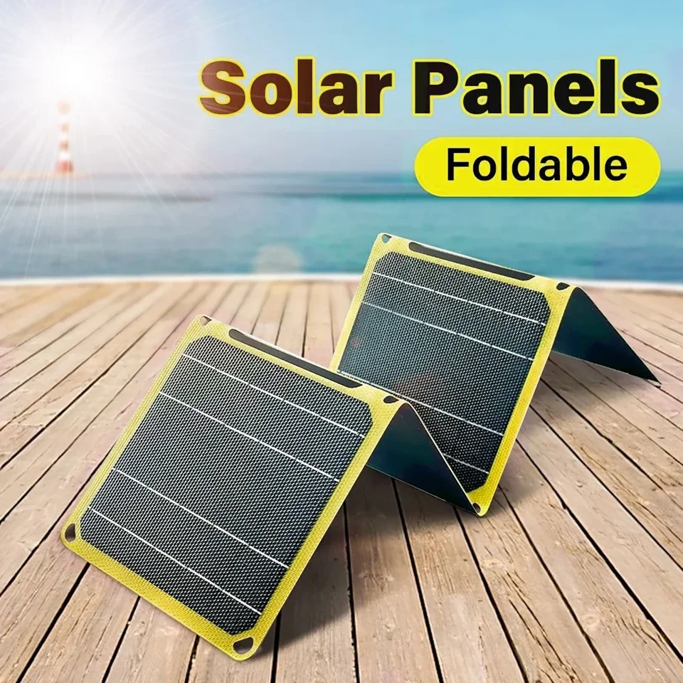 40 W skladateľný solárny panel Outdoor prenosný generátor núdzového napájania 5V 9V 12V Output USB Výstup mobilného telefónu Nabíjanie napájacieho zdroja