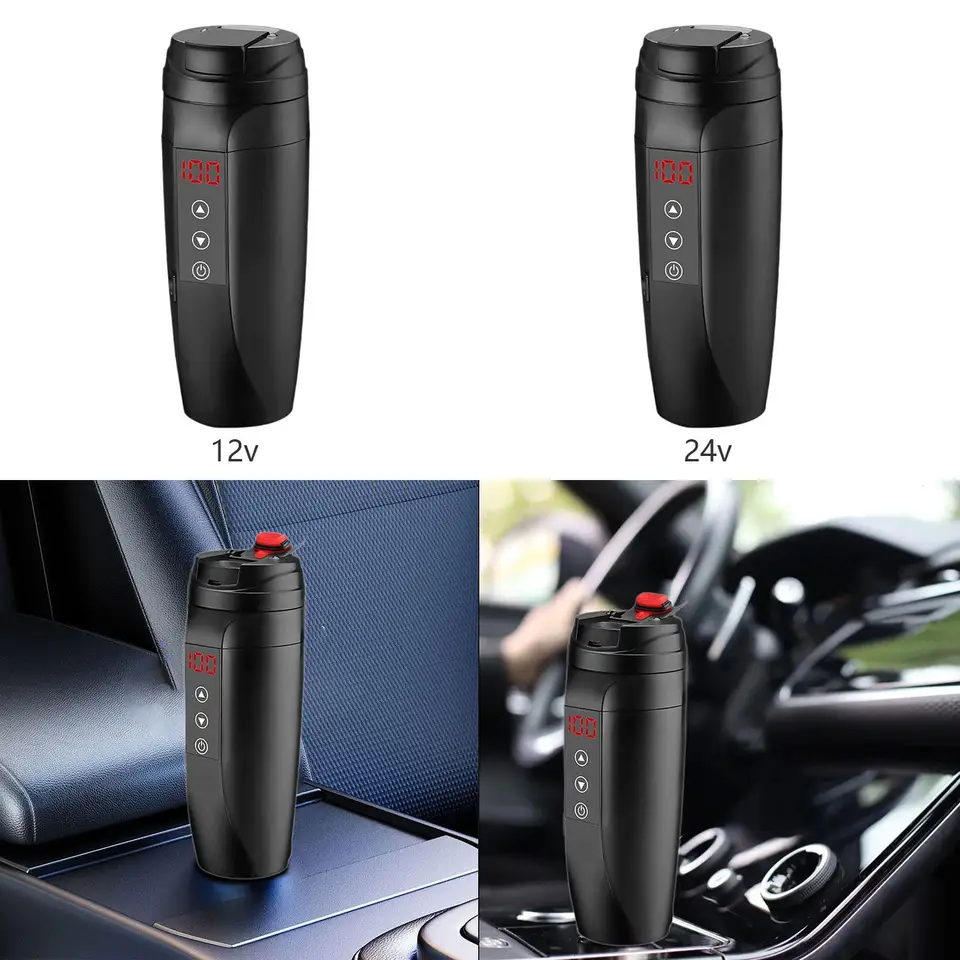 400 ml prenosná automobilová kanvica 8,2x2.8inc robustná všestranná nastaviteľná nastaviteľná