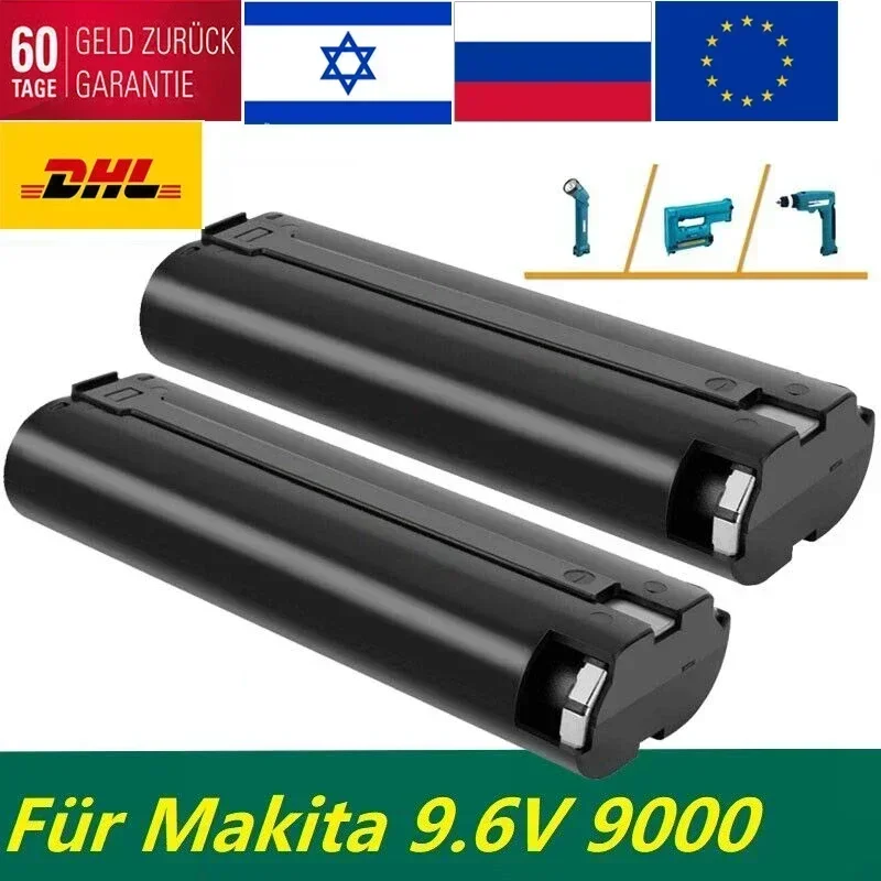4000MAH AKKU für MAKITA 9,6V 9000 9001 9002 9033 9600 191681-2 632007-4 6096D 4390D 5090D 8402VD ML902 Elektrické náradie