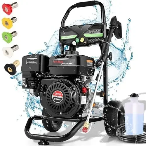 4000psi tlaková podložka 2,8 gpm plynovú práčku 212 ccm na plynnú práčku komerčná vysokohorská podložka