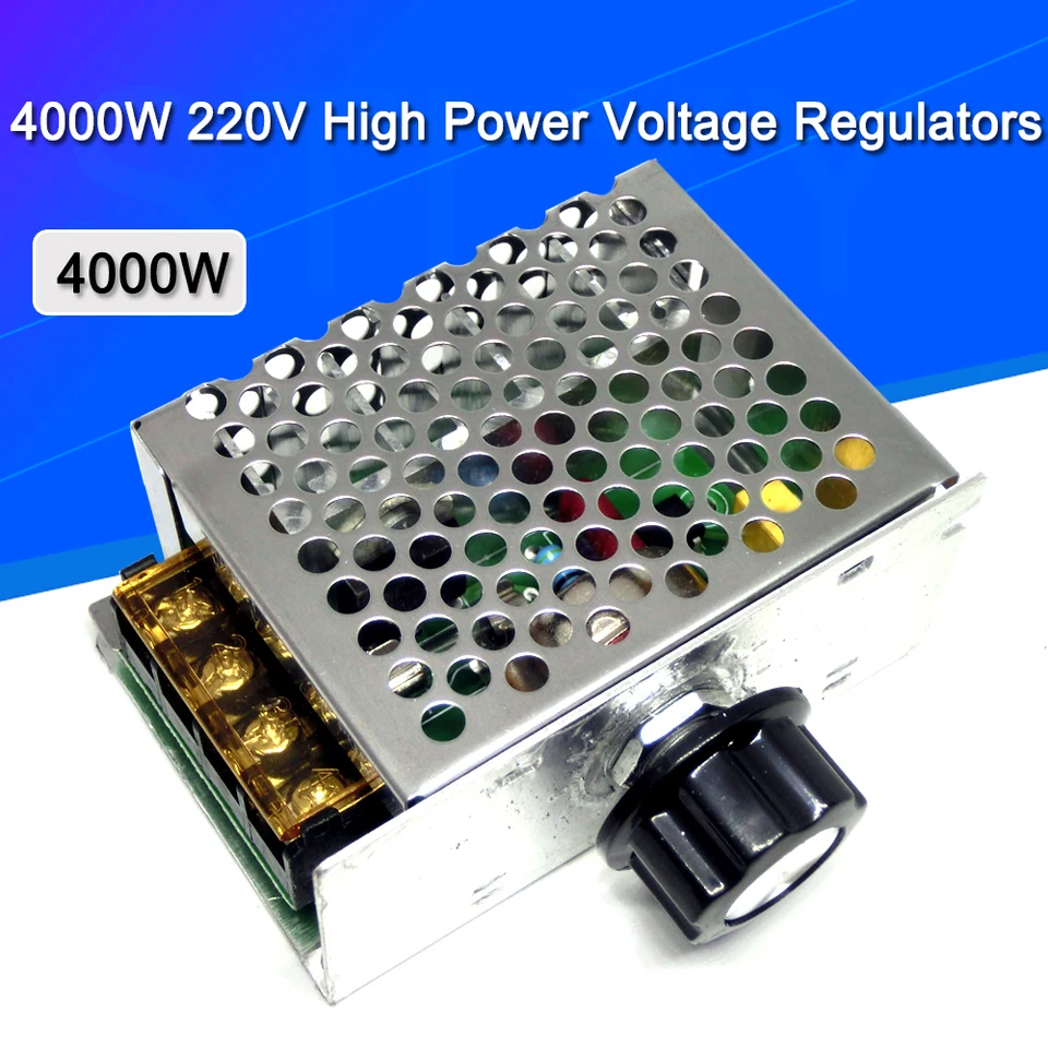 4000W 220V regulátory vysokého výkonu napätia SCR regulátor SCR Elektronický regulátor regulátora napätia Termostat HR