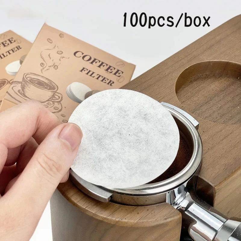 400ks kávový filtračný papier espresso papierové filtre 51 mm 53 mm 58 mm obrazovky pre strojové obrábačky DeLonghi Breville Portafilter