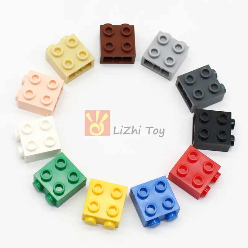 40ks MOC Brick Parts 22885 Tehla upravená 1x2x1 2/3 s cvočkami na bočnom kusovom stavebnom bloku stavebné hračky príslušenstvo