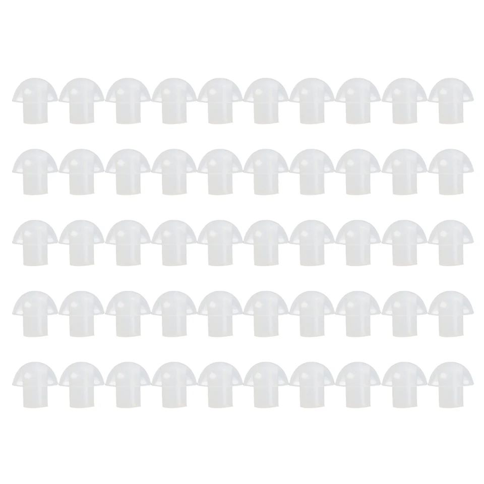40ks Silikón do uší uši húb uší uší púsk pre headset v slúchadlách Rádiu