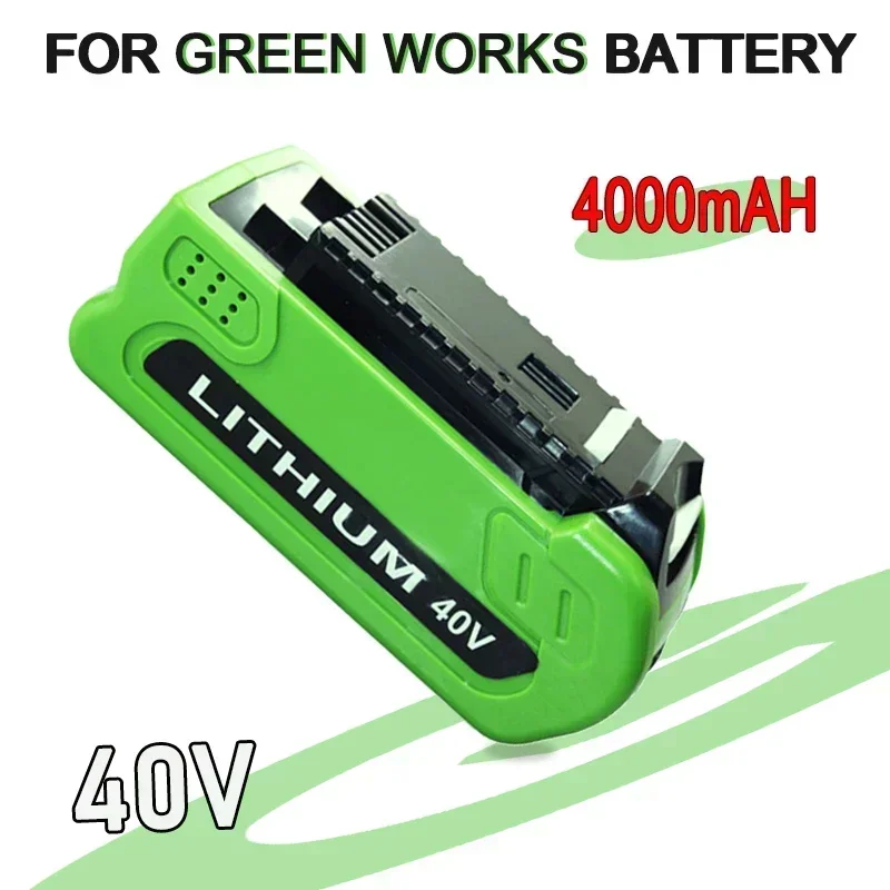 40V 4000 mAh Nabíjateľné vymeniteľné litium-iónové batérie kompatibilné pre GreenWorks G-Max 29462 29482 29252 2901319