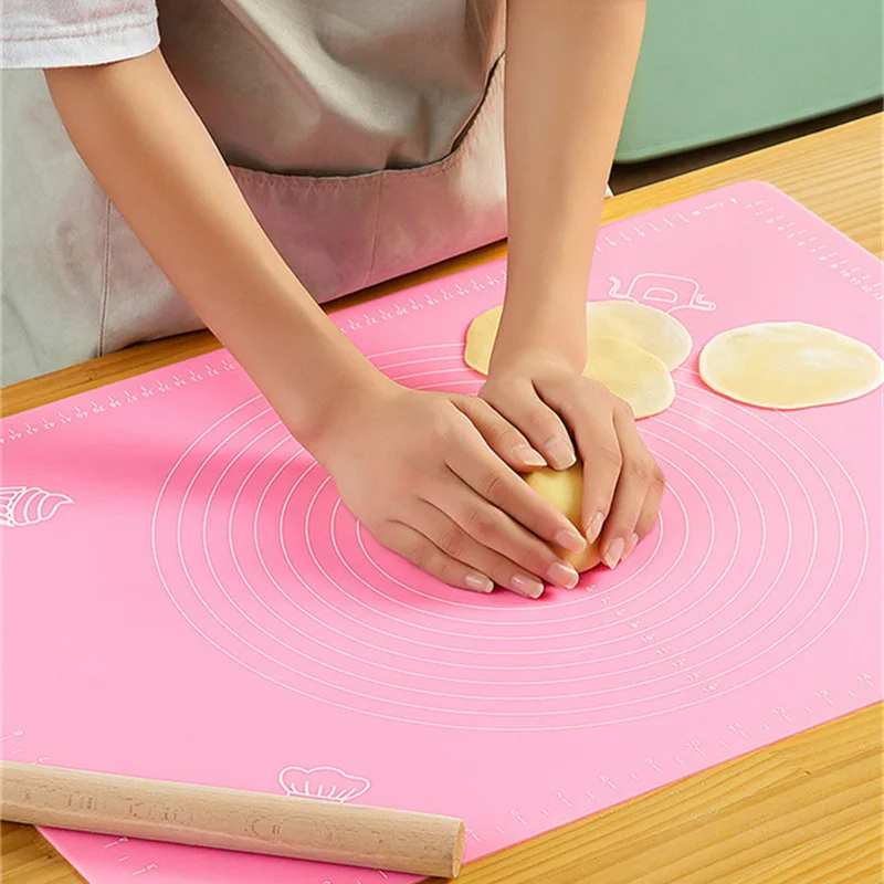 40x30cm Extra veľké pečenie rohož silikónovej podložky na pečenie na pečenie pre kotúčové cesto Pizza Cesto, ktoré nie sú k dispozícii