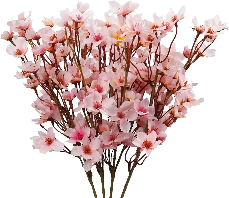 41 cm umelý čerešňový kvet Flower hodváb broskyňové kvety falošné rastliny usporiadanie pre domáci dom