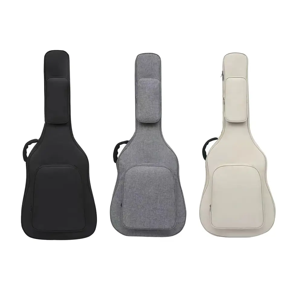 41inch gitarová taška s dvoma vreckami nosiť puzdro na gitaru Gitar Nastaviteľný batoh na ramenný remienok pre hudobnú nástrojovú basovú gitaru