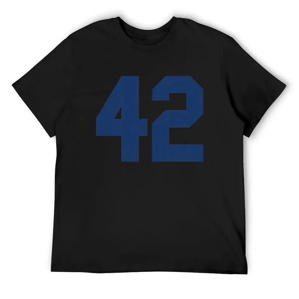 42 Jackie Robinson Tričko Tričko Blúzky Grafické tričko vintage pánske móda