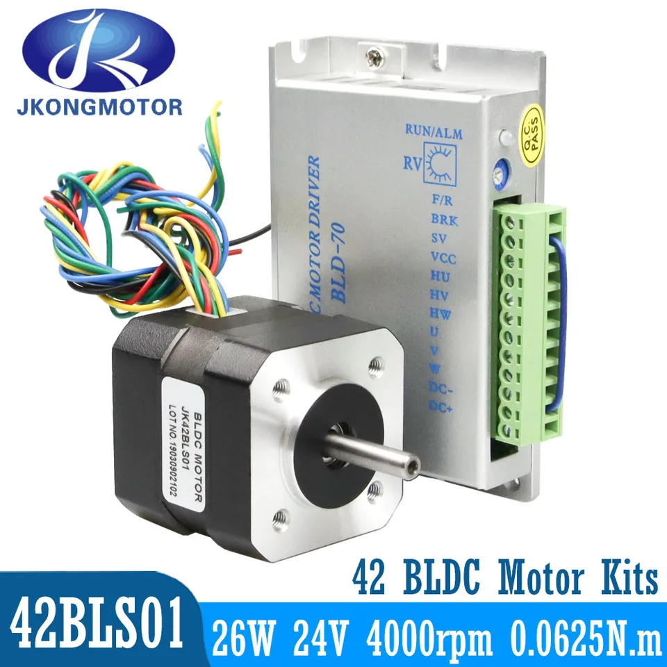 42bls01 42 mm bldc motor 24v 1,8A Brushless Electric Motor 4000 ot./min vysoký krútiaci moment 26W 3 fázový malý DC Motor pre domácich majstrov pre priemysel