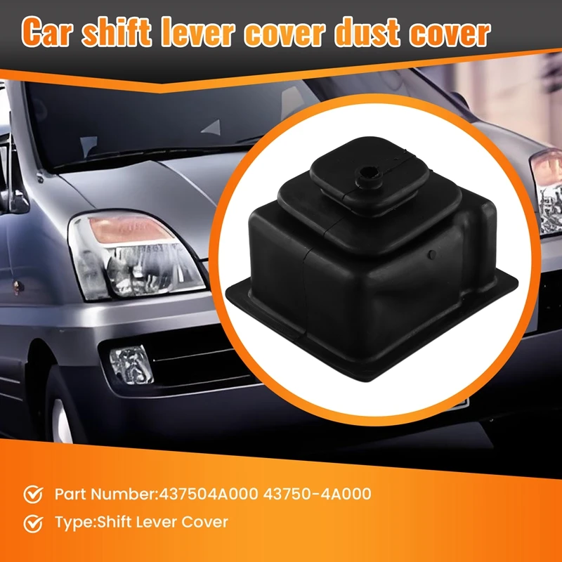 437504a000 Ship Shift Lever Cover Prachový kryt pre Hyundai H1 Starex H-1 1997-2005 43750-4a000