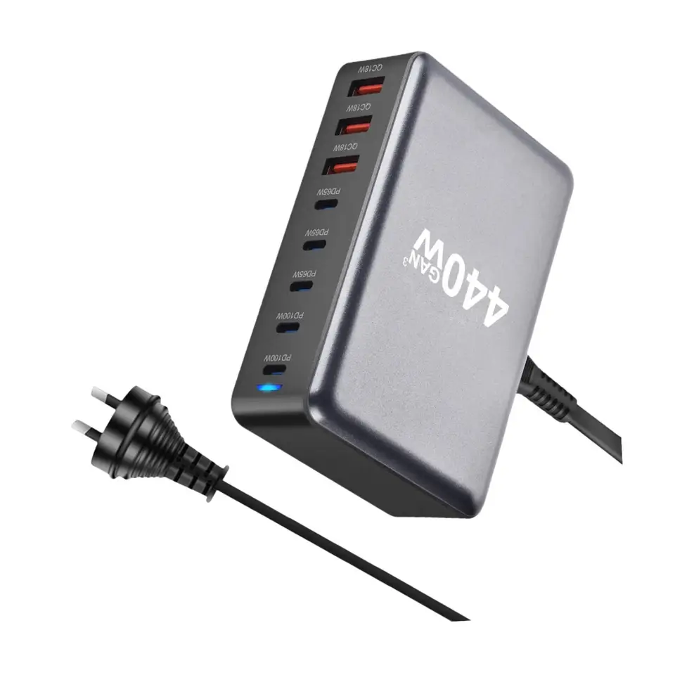 440W USB C nabíjačka nabíjacej stanice na nabíjačku pre domácnosť pre domácnosť