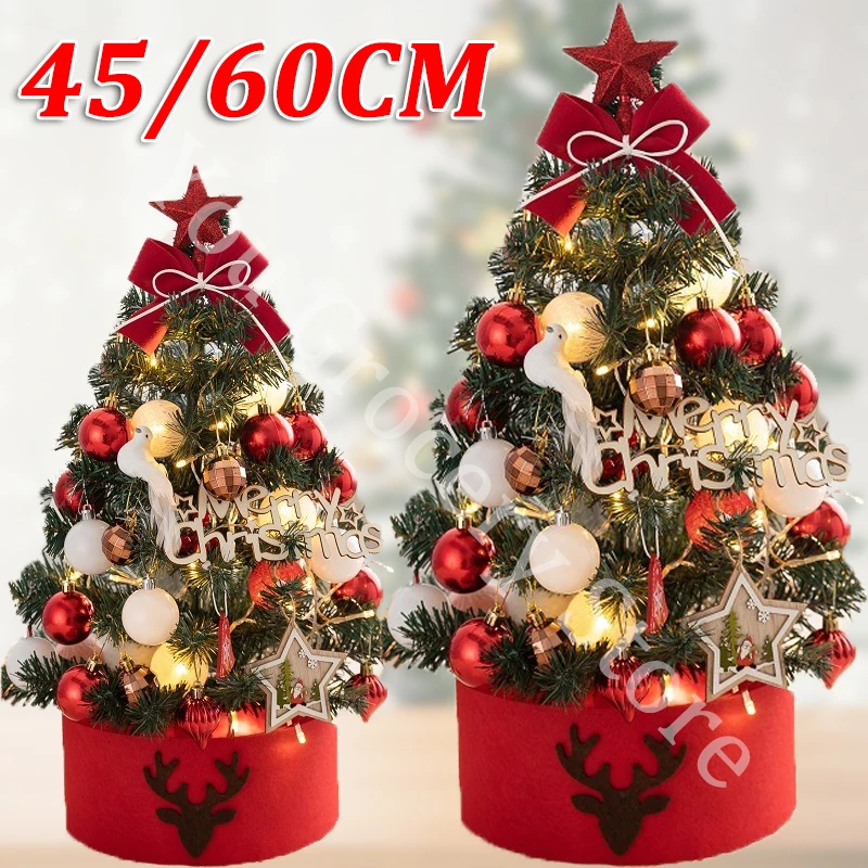 45/60 cm DIY vianočný strom Veselé vianočné ozdoby pre domáce vianočné ozdoby