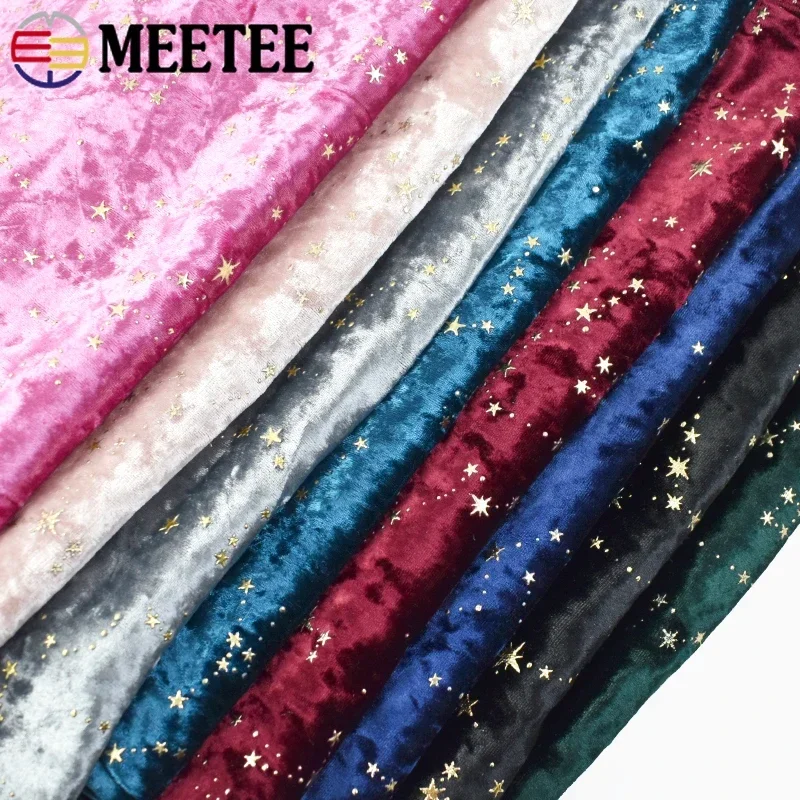 45/90x145cm Polyester Spandex Velvet Table DIY odevné sukne šaty Velor tkaniny Svadobné obrusy Šijacie príslušenstvo